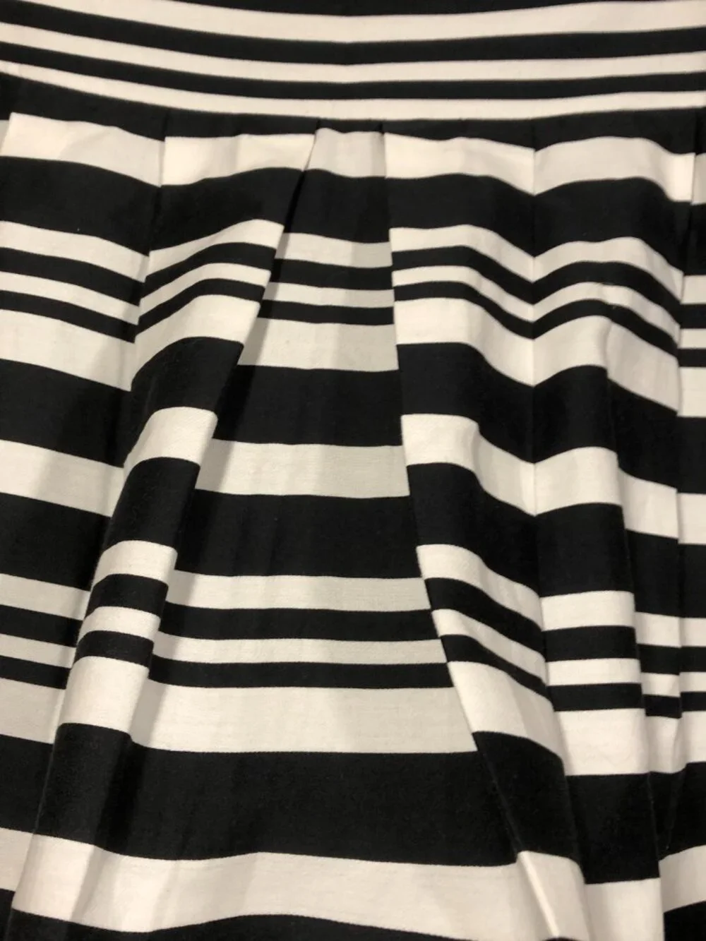 Loft black and white striped skirt, black/white, 12 - Picture 6 of 12